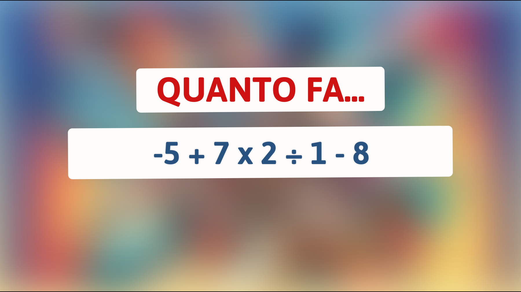 Doar 3% dintre oameni pot rezolva această ghicitoare matematică aparent simplă! Ești printre ei?