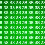 Provocare vizuală: testați -vă abilitatea de observare și găsiți intrusul ascuns de 38 de numere în mai puțin de 10 secunde!