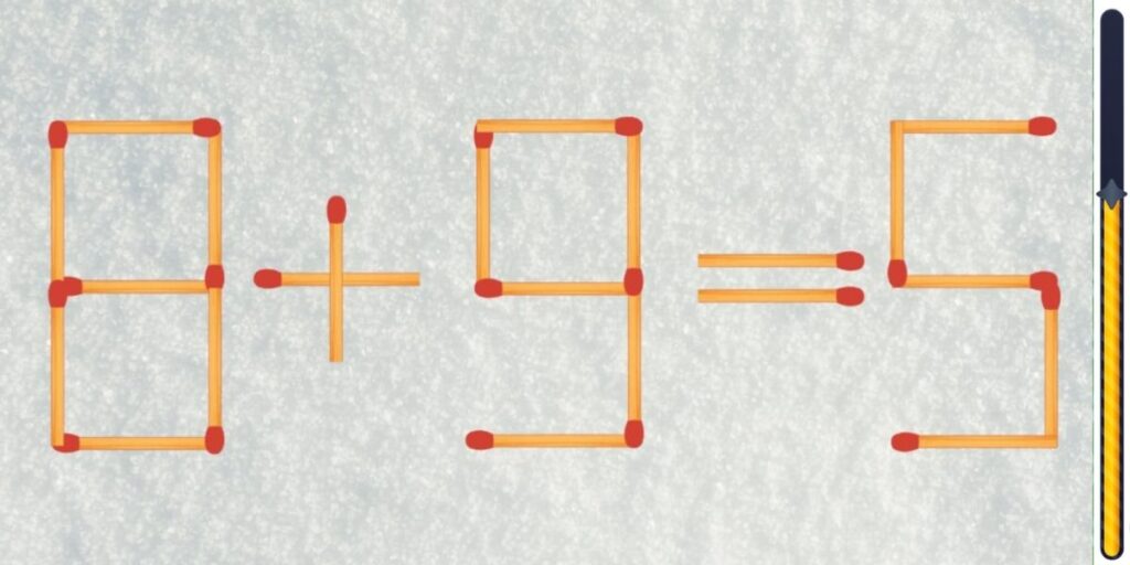 Sfida di logica: Metti alla prova il tuo QI scattante spostando solo 1 delle corrispondenze in meno di 10 secondi!