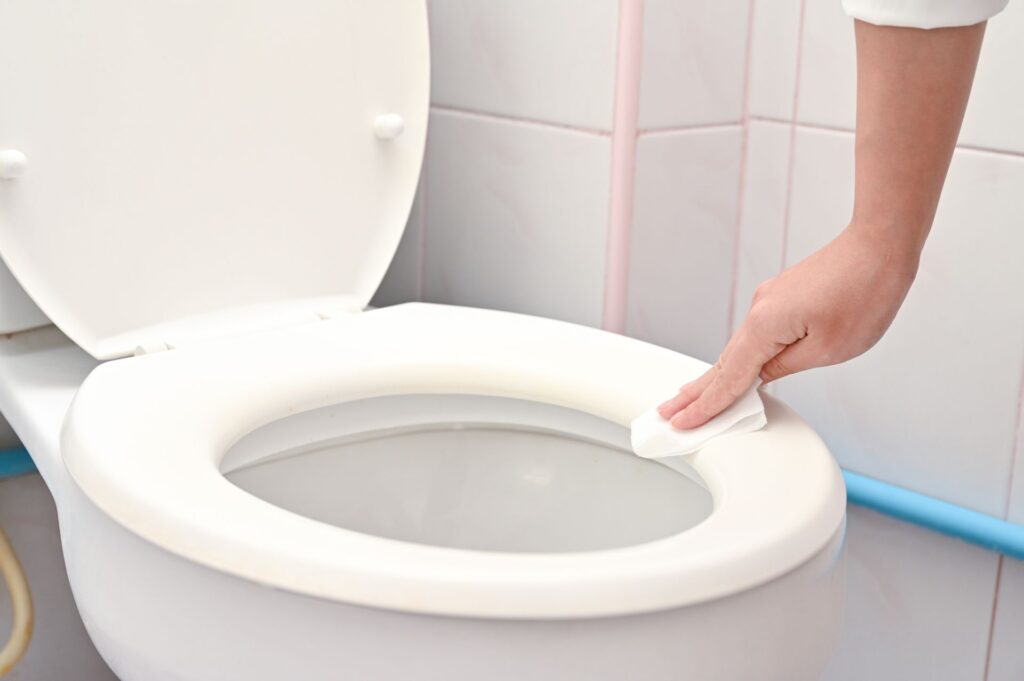 La nonna guardava tutti a pulire il tavolo da toilette. Stringere e lavare e le macchie gialle scompariranno. Non c’è modo migliore per pulire la scheda toilette nella nostra famiglia