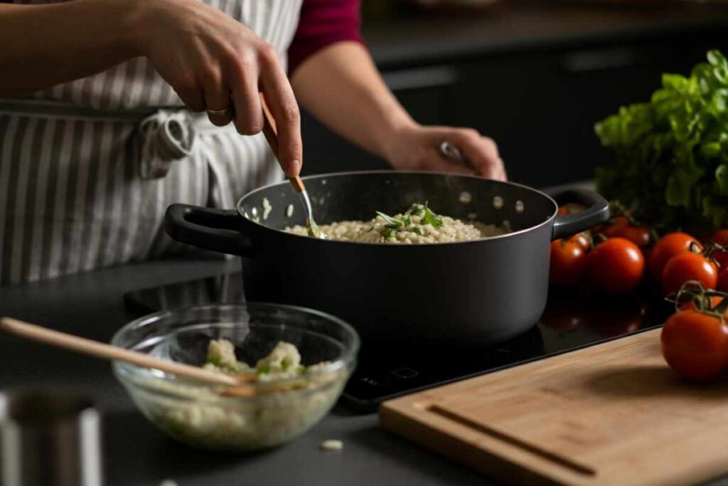 Risotto vegetariano, la ricetta segreta che fa impazzire tutti: facile, economico, gustoso