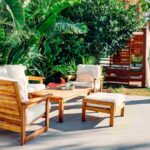 Mobilier de grădină Rezistent la vreme rea: cele mai bune materiale pentru o exterior mereu perfectă