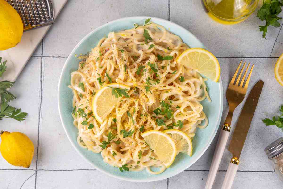 Ricetta di pasta al limone