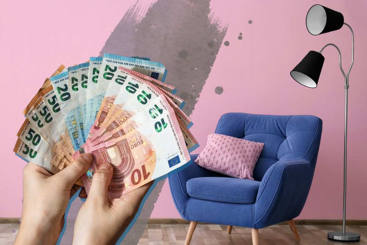 Mobilierul casei mele a costat doar 1.500 de euro, dar toată lumea crede că este lux