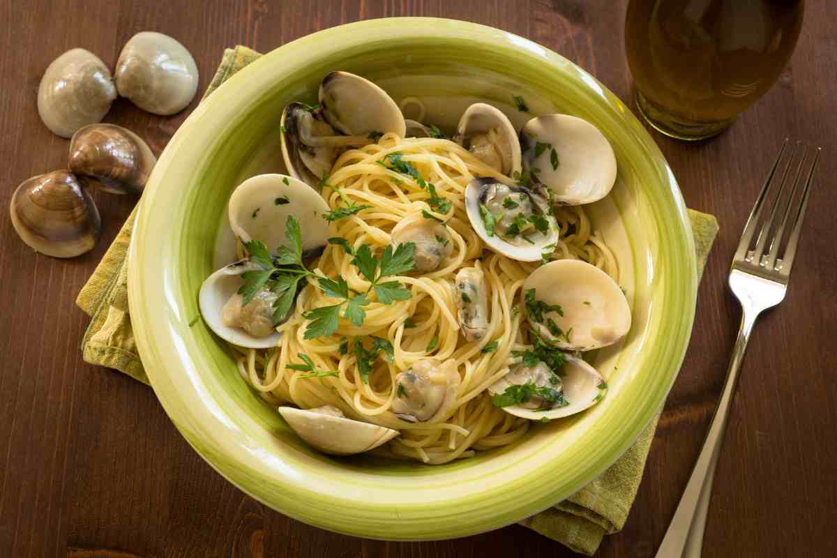 Spaghetti con trucchi di vongole